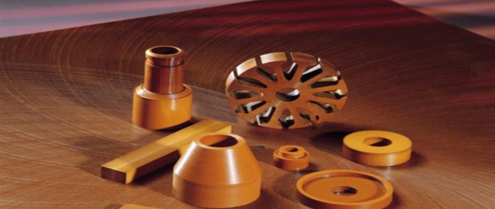 POLYIMID direkt geformte Teile Meldin 7001 series different parts. BIEGLO GmbH