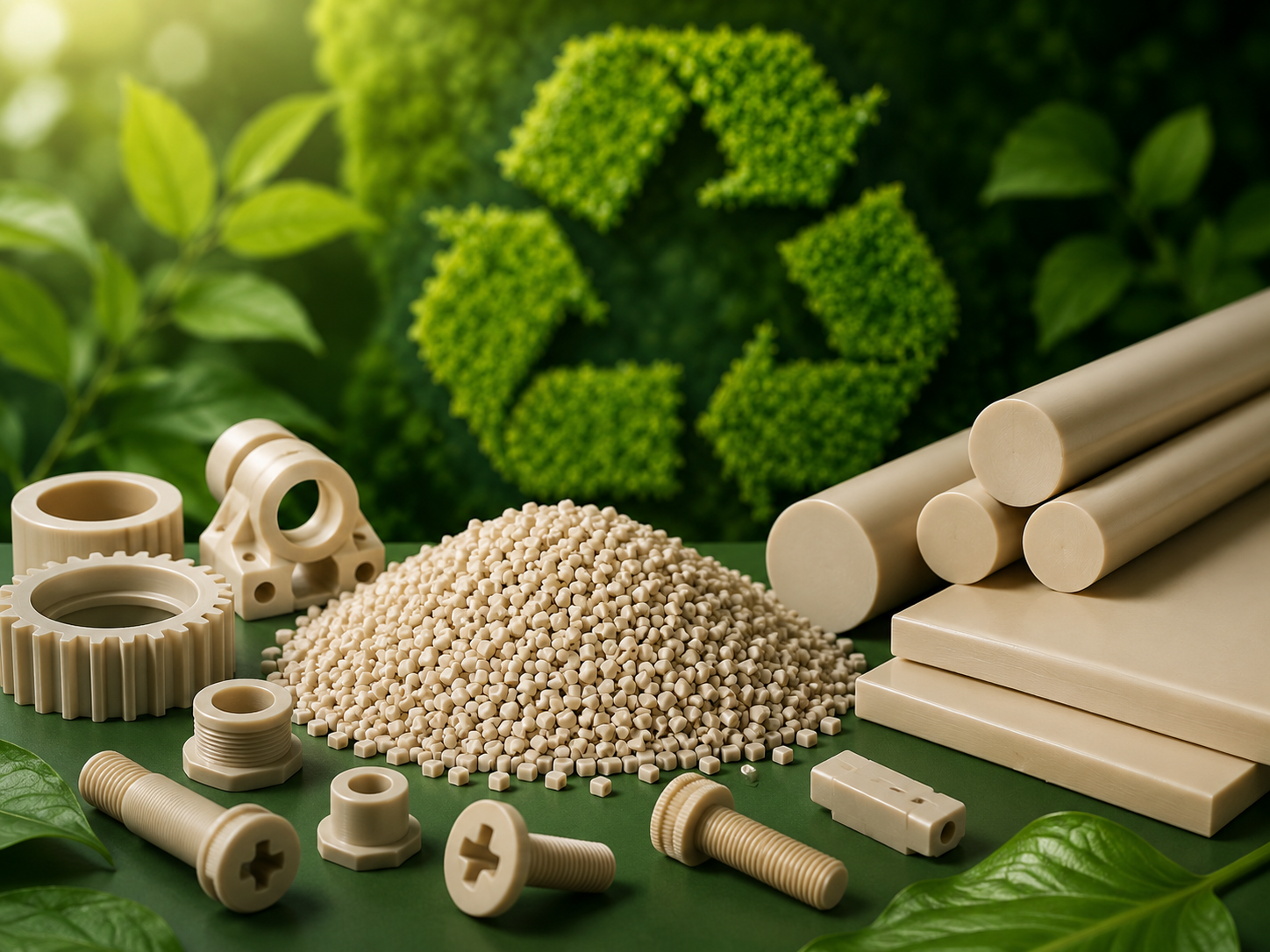 Recycled PEEK offers a low-carbon and cost-effective alternative to virgin material!